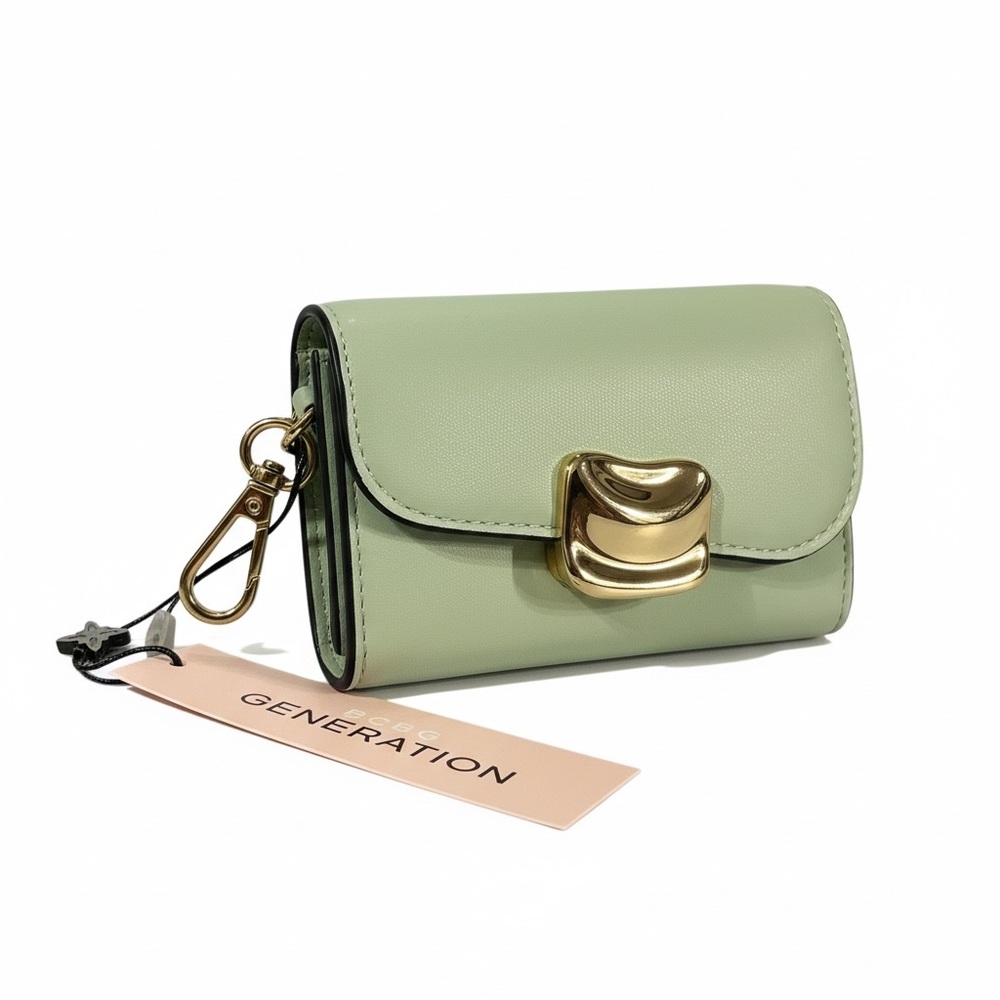 BCBG Pistachio Clip-On Wallet - Picture 1 of 3